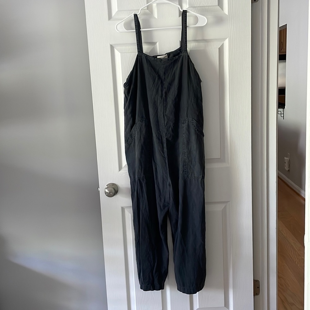 Universal Thread utility cropped jumpsuit - small, gray